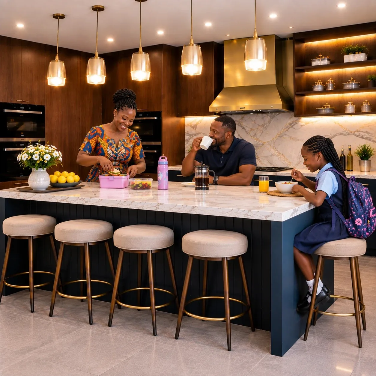 Modern fitted kitchen cabinetry